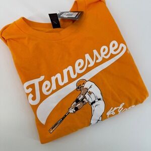 Tennessee Volunteers Hunter Ensley Baseball Player Orange TShirt Large